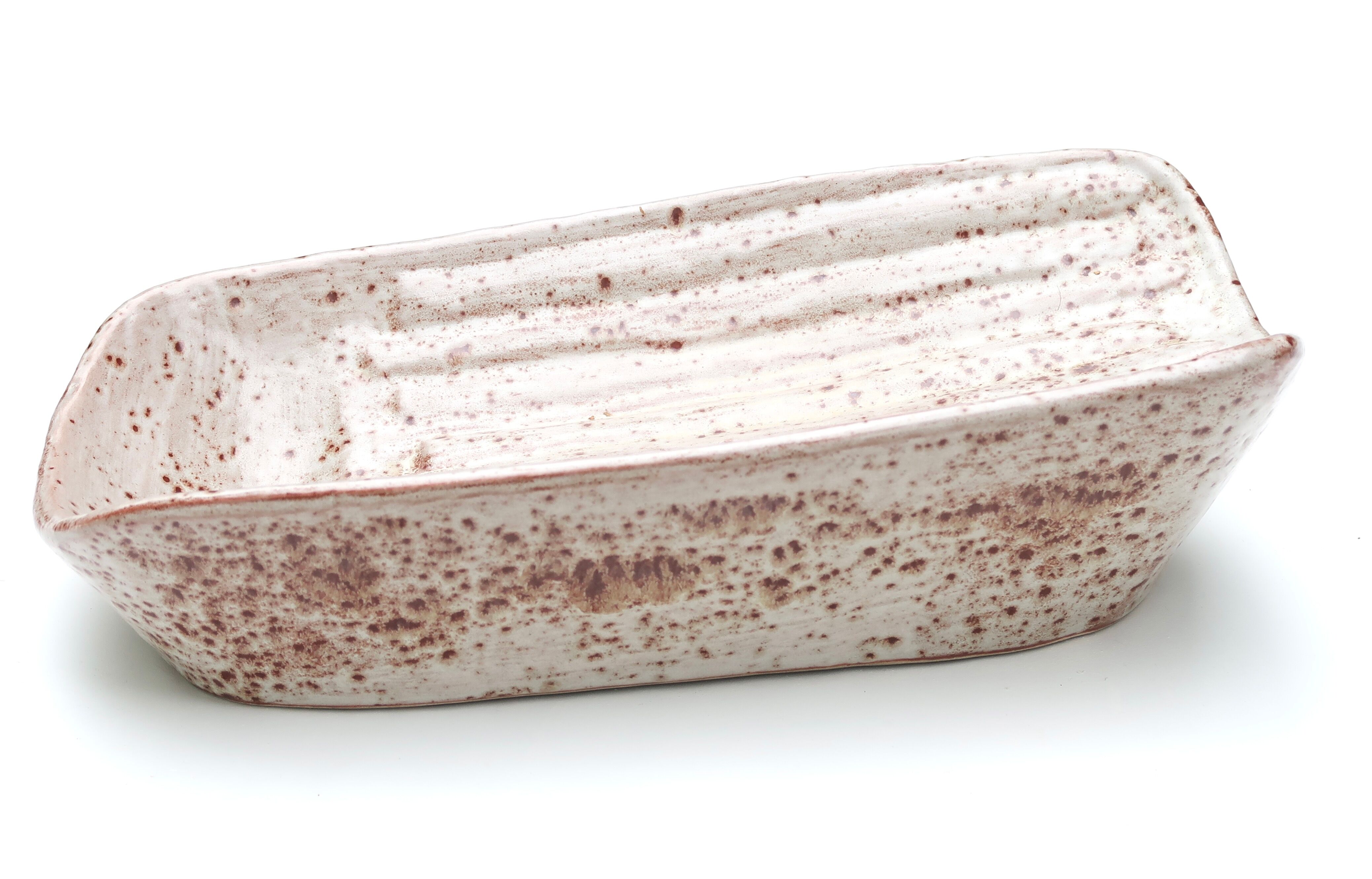Ceramic asparagus dish, 1960s