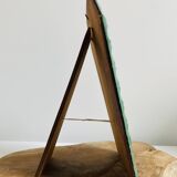 Miroir ancien ciselé en biseau