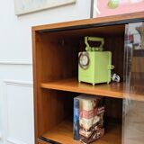 Scandinavian glass bookcase