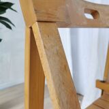 Vintage Trieste Folding Wooden Chair by Aldo Jacober, 1970s