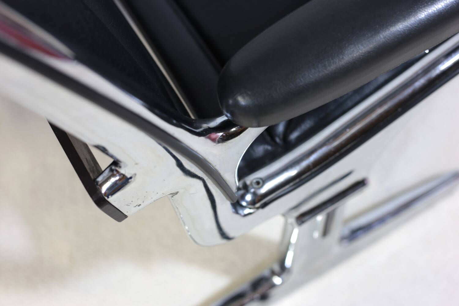 Pair of Eames Sling Tandem armchairs