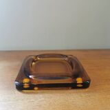 Vintage amber glass empty pocket