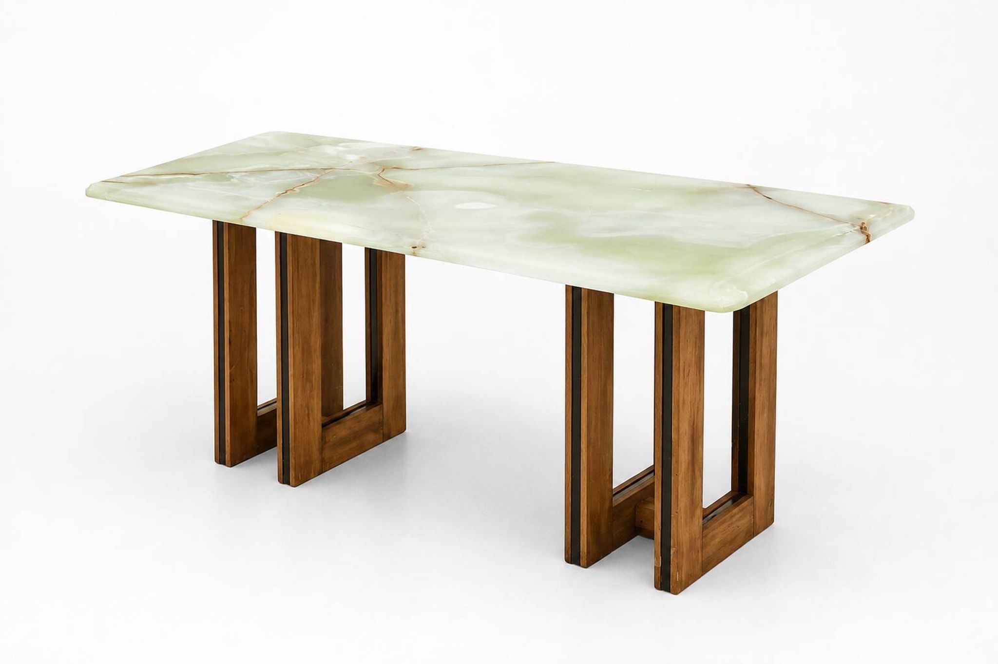Table basse italienne en onyx