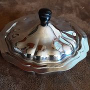 Soupière  métal  vintage