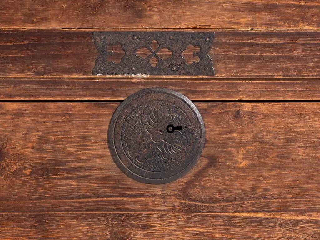 Grand Japanese tansu Sendai Isho-dansu in cedar and iron, Meiji-Taishō period (circa 1890-1925) #42