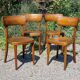 4 chaises bistrot Horgen-Glaris années 50