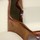 pair of mahogany and cane armchairs. English work (1960s).
