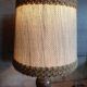 wood and jute table lamp, rustic chic