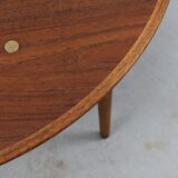 Lovely round coffee table from Denmark, 1950’s.