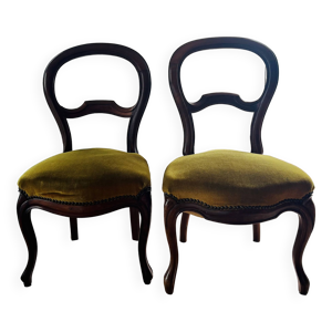 paire de chaises louis