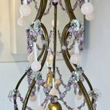 Italian opaline pink lustre