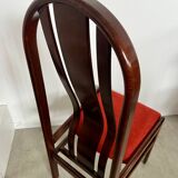 Lot 6 old Italian design bentwood chairs from the 70s vintage