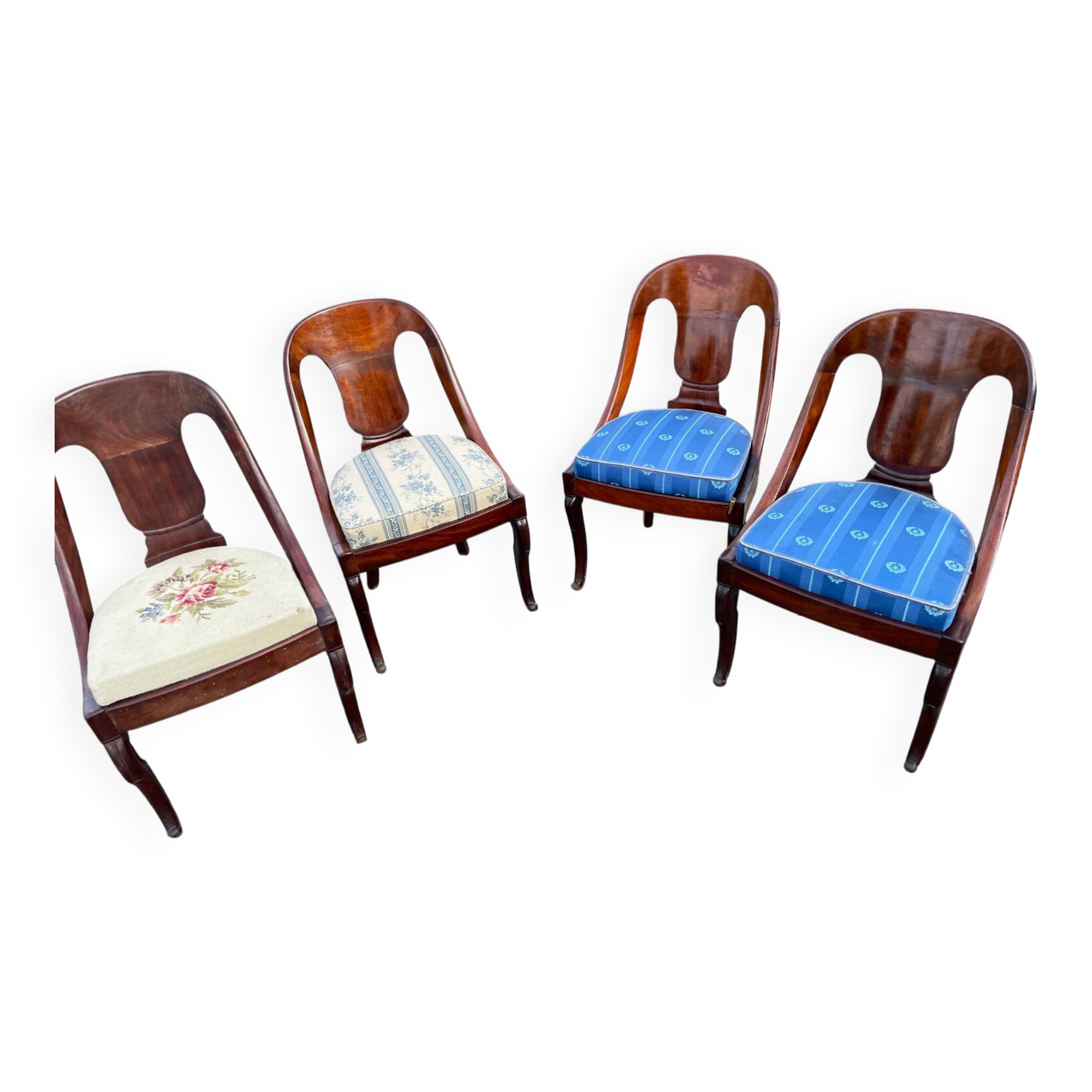 4 Napoleon III chairs