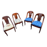 4 Napoleon III chairs