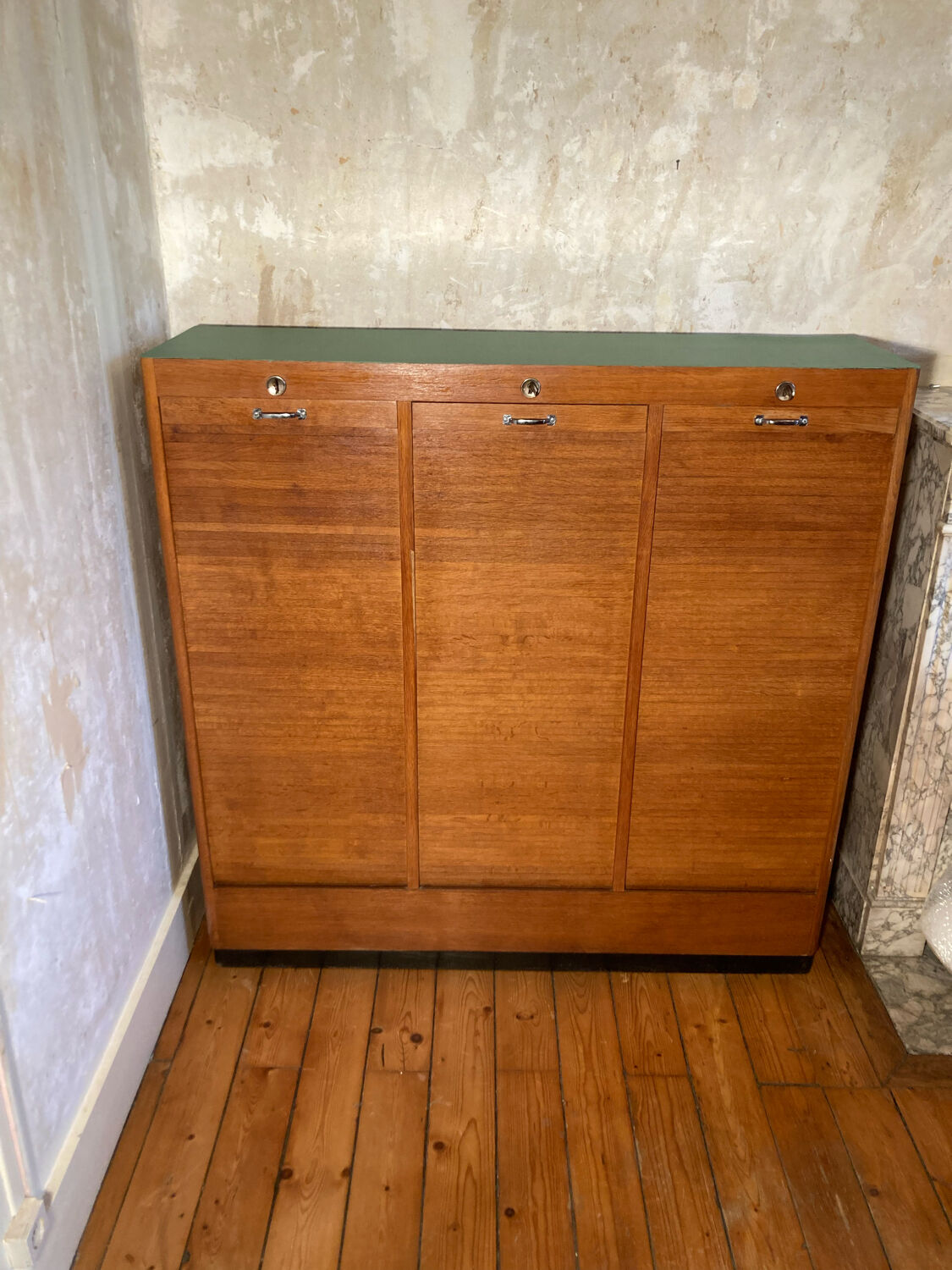 Classeur à triple rideau vintage