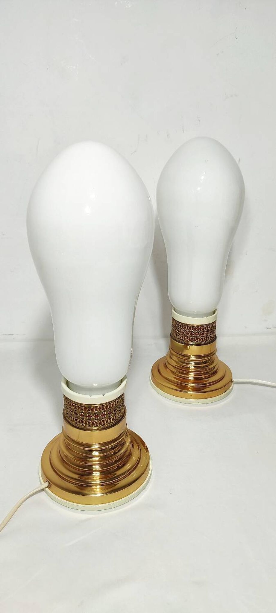 Paire de lampes de table. Espagne, années 1960.