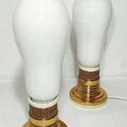 Paire de lampes de table. Espagne, années 1960.