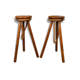 Pair of bar stools, 50-60 years