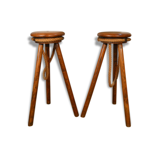 Pair of bar stools, 50-60 years