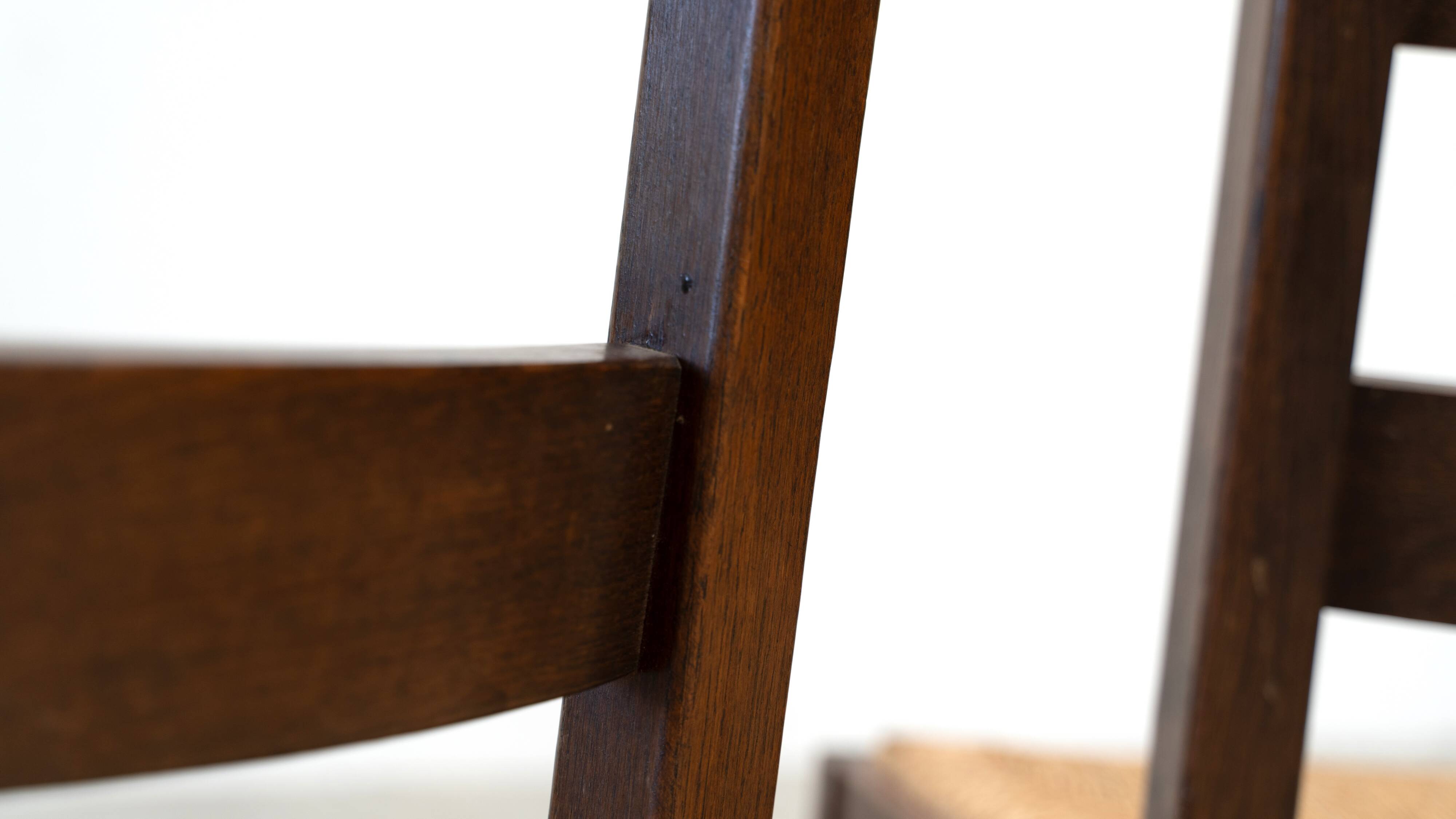 Ensemble de six chaises de salle à manger françaises