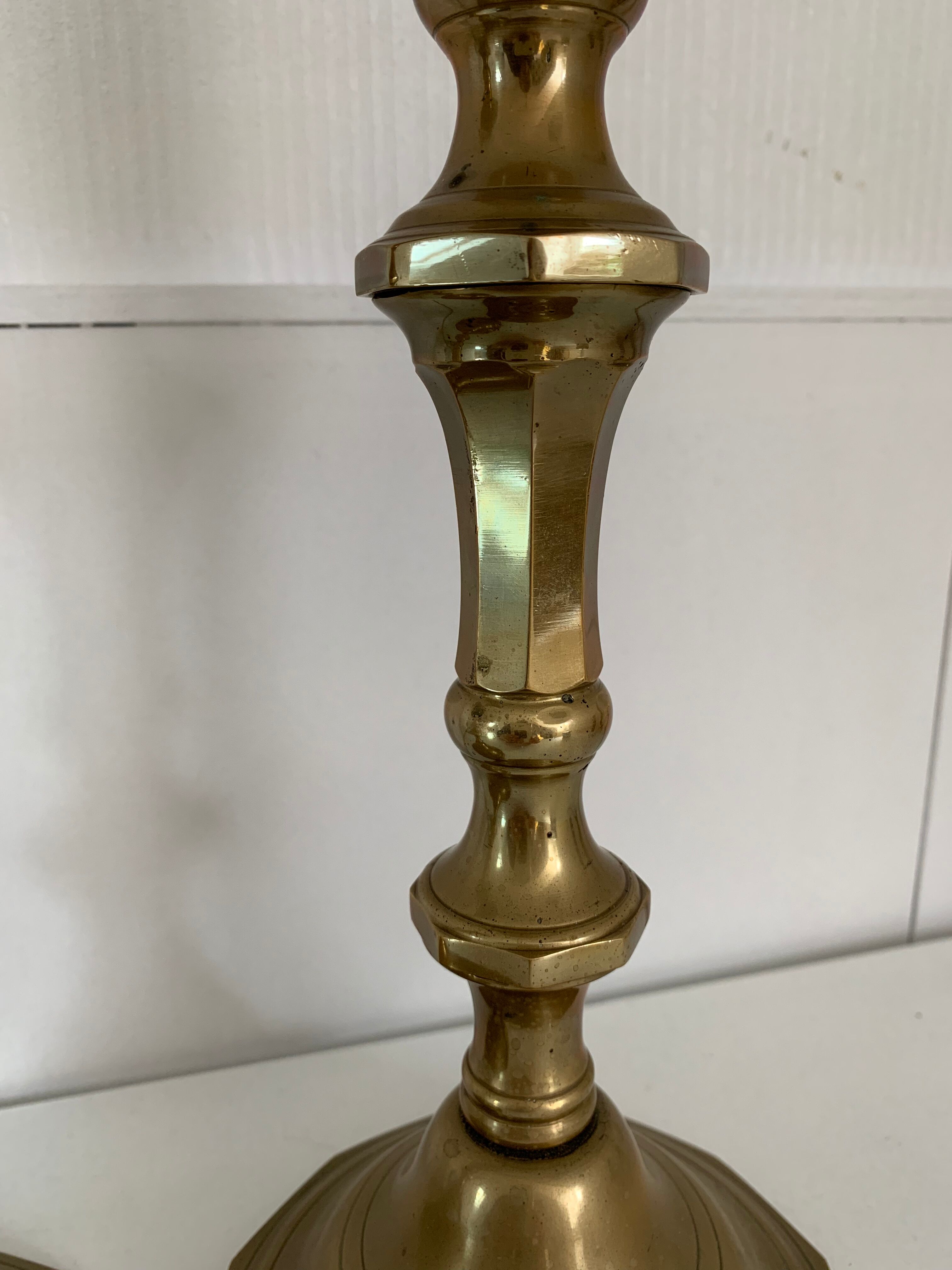 Candlesticks brass 1960
