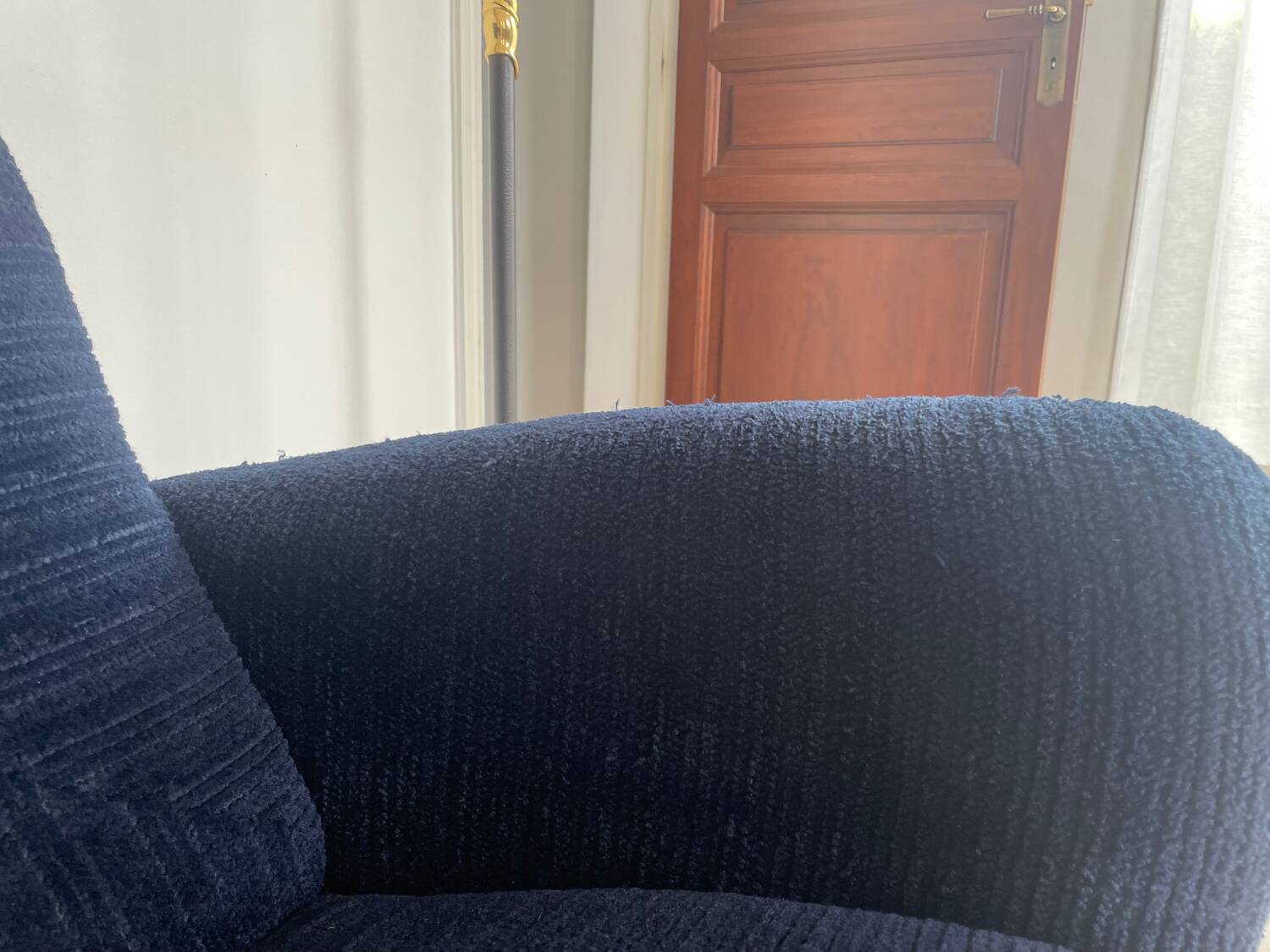 Sofa set + armchair + footrest Jean Prévost – 1970s