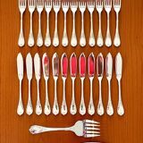 Christofle Marly fish cutlery and serving set with box, new condition