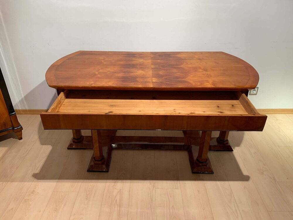 Biedermeier Desk in Cherry Veneer, Austria, 1830s