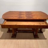 Biedermeier Desk in Cherry Veneer, Austria, 1830s