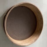 Old large wooden sieve