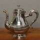 Silver metal coffee set - christofle - gallia collection