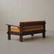 Architect's bench in solid wood, France, circa 1970.