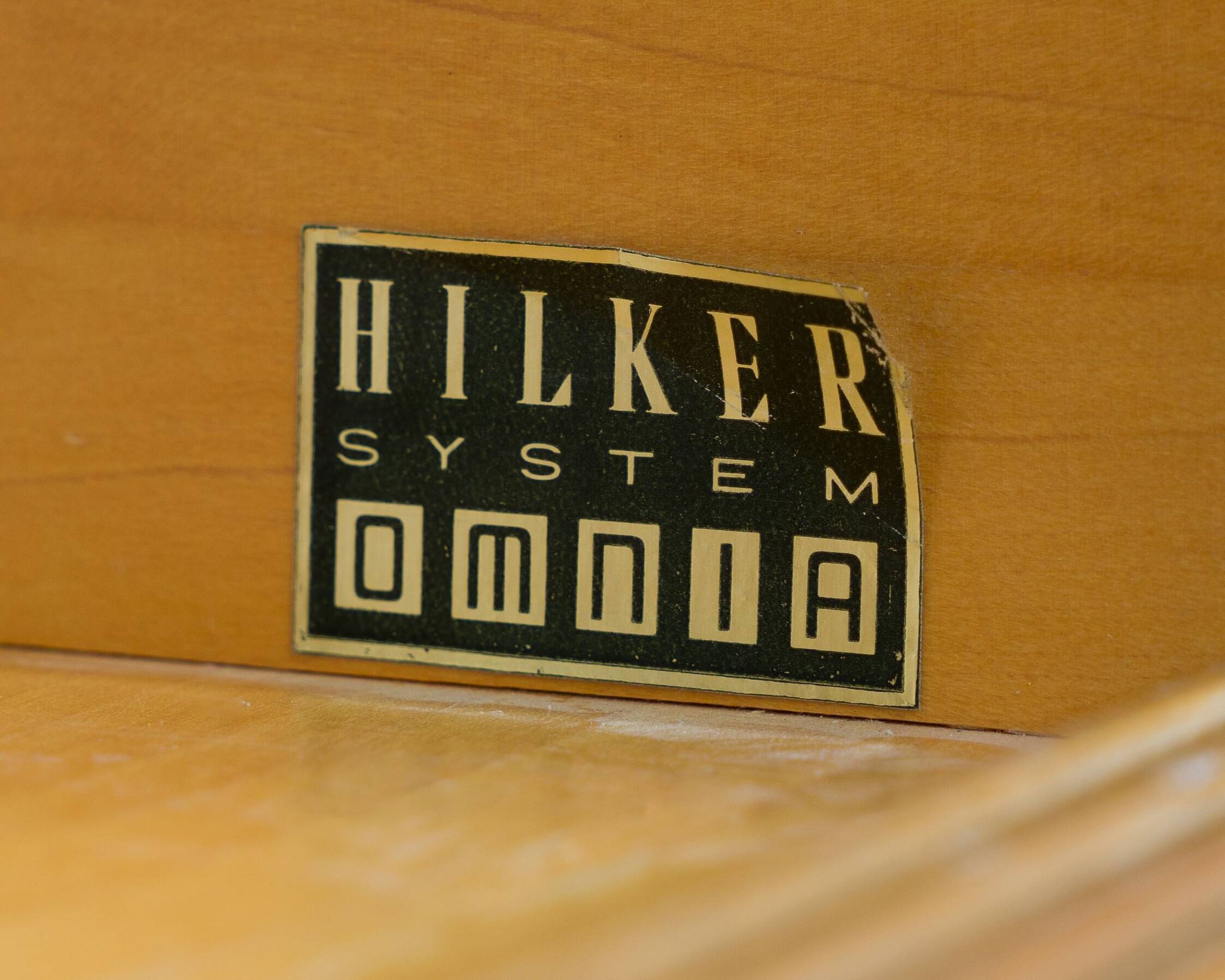 Mid-century teak shelf, designed by Hilker for Omnia, Germany, 1960s