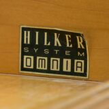 Mid-century teak shelf, designed by Hilker for Omnia, Germany, 1960s