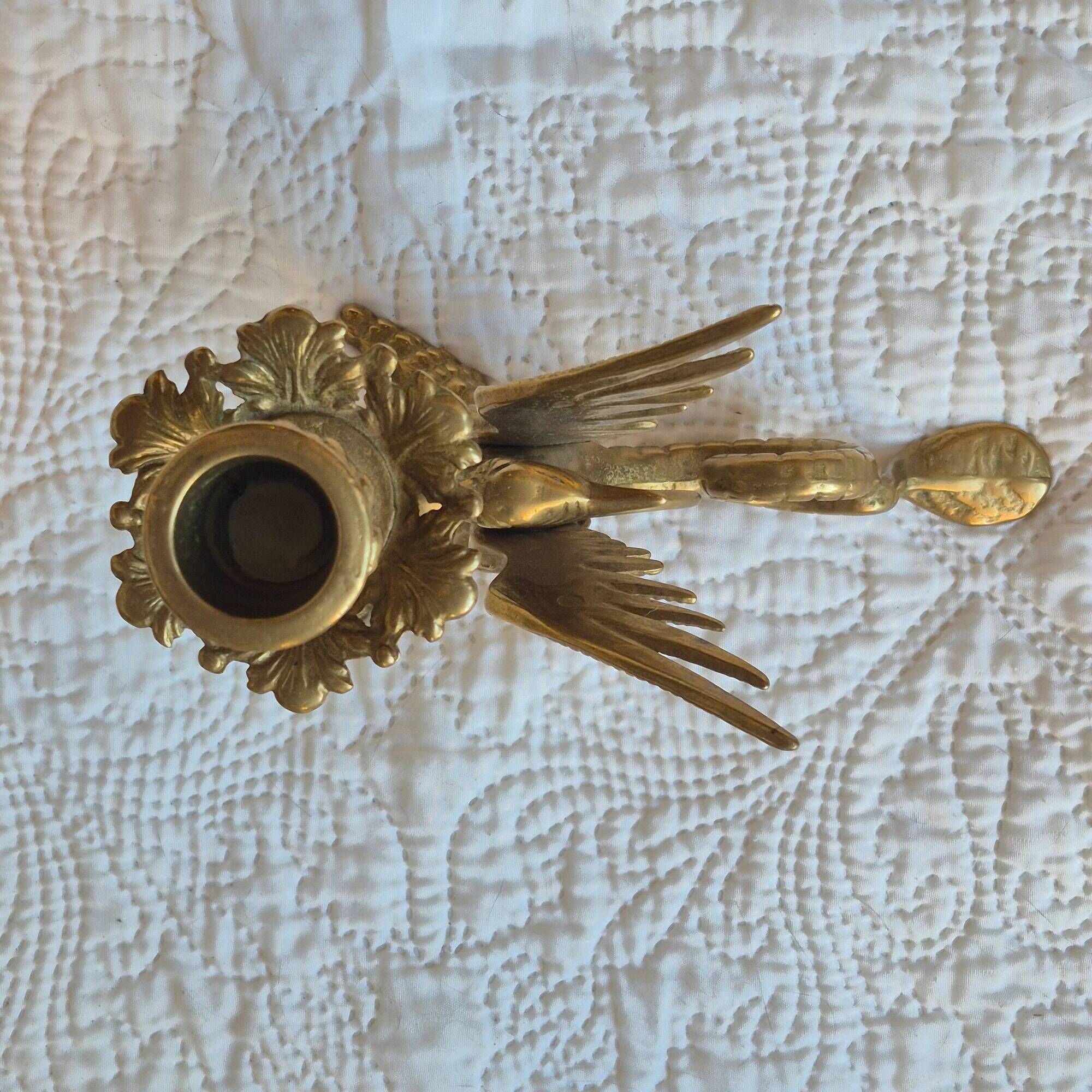 Pair of candlesticks with a winged dragon design – Napoleon III style