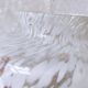 Grand vase verre de clichy blanc