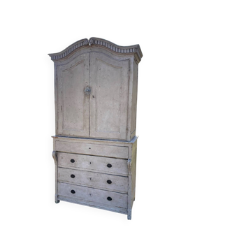 Nineteenth-century two-body sideboard.