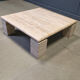 Travertine coffee table 1970s, Italy