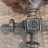 Applique murale en bronze avec tulipe XIXeme