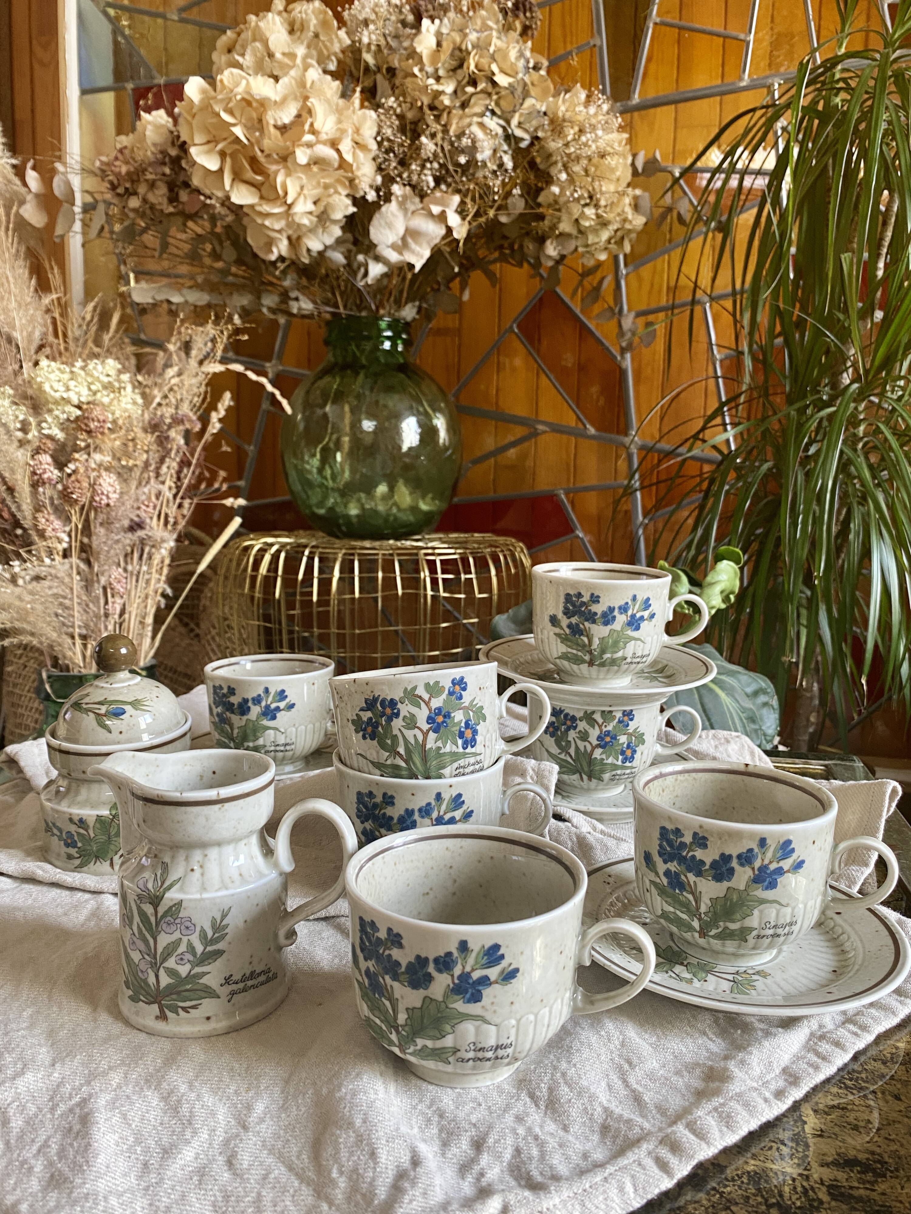 Service à café fleurs Bavaria winterling marktleuthen vintage