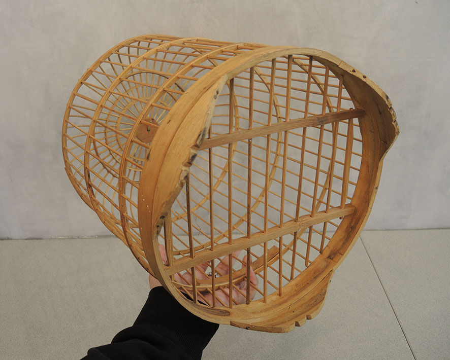 Old Decorative Rattan Bird Cage