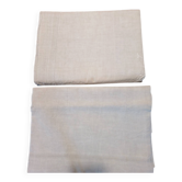 Drap en lin monogrammé AD