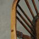 Set of 2 very charming antique English highback Windsor dining chairs