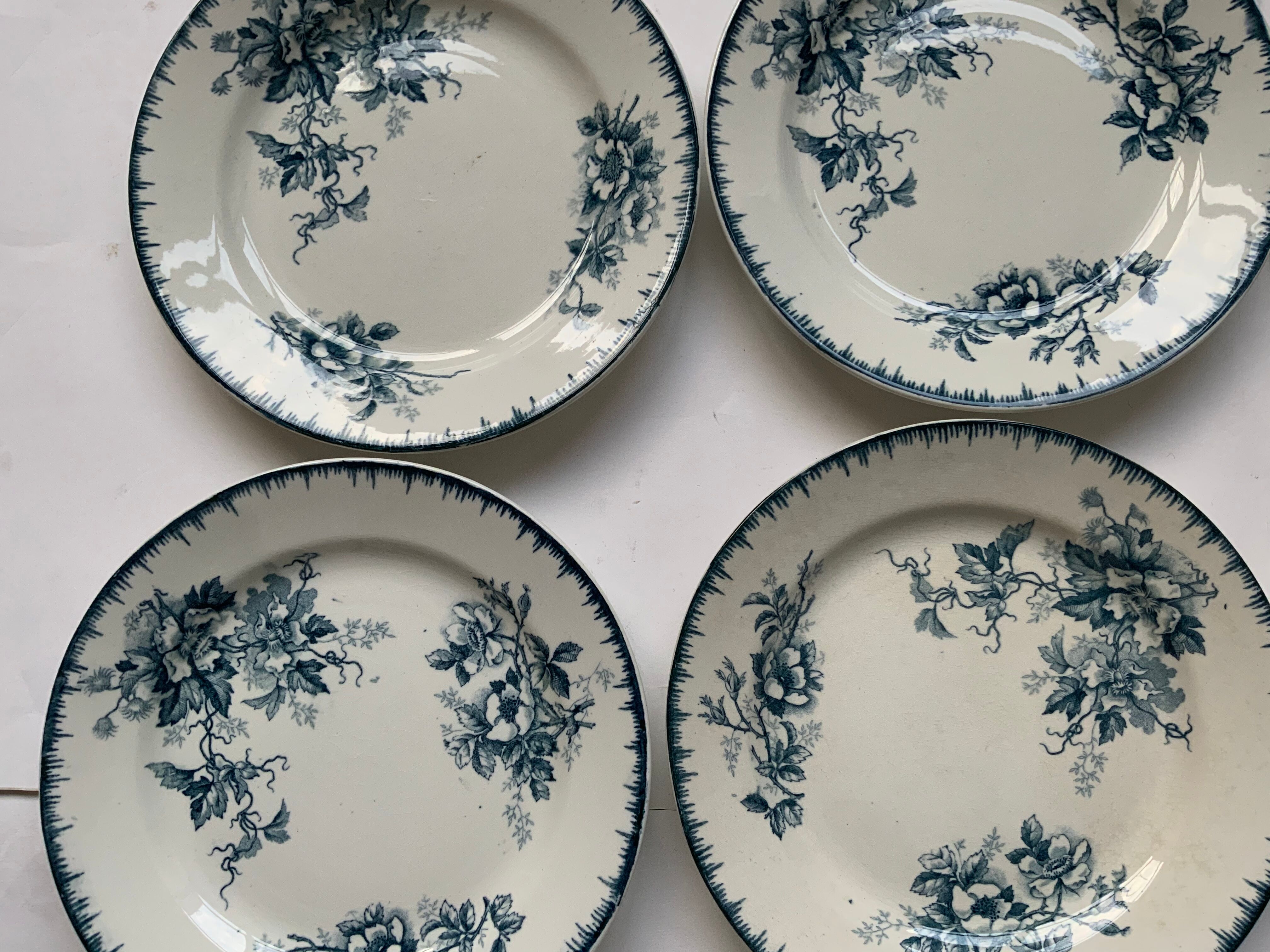 Set of 9 Iron Earth plates