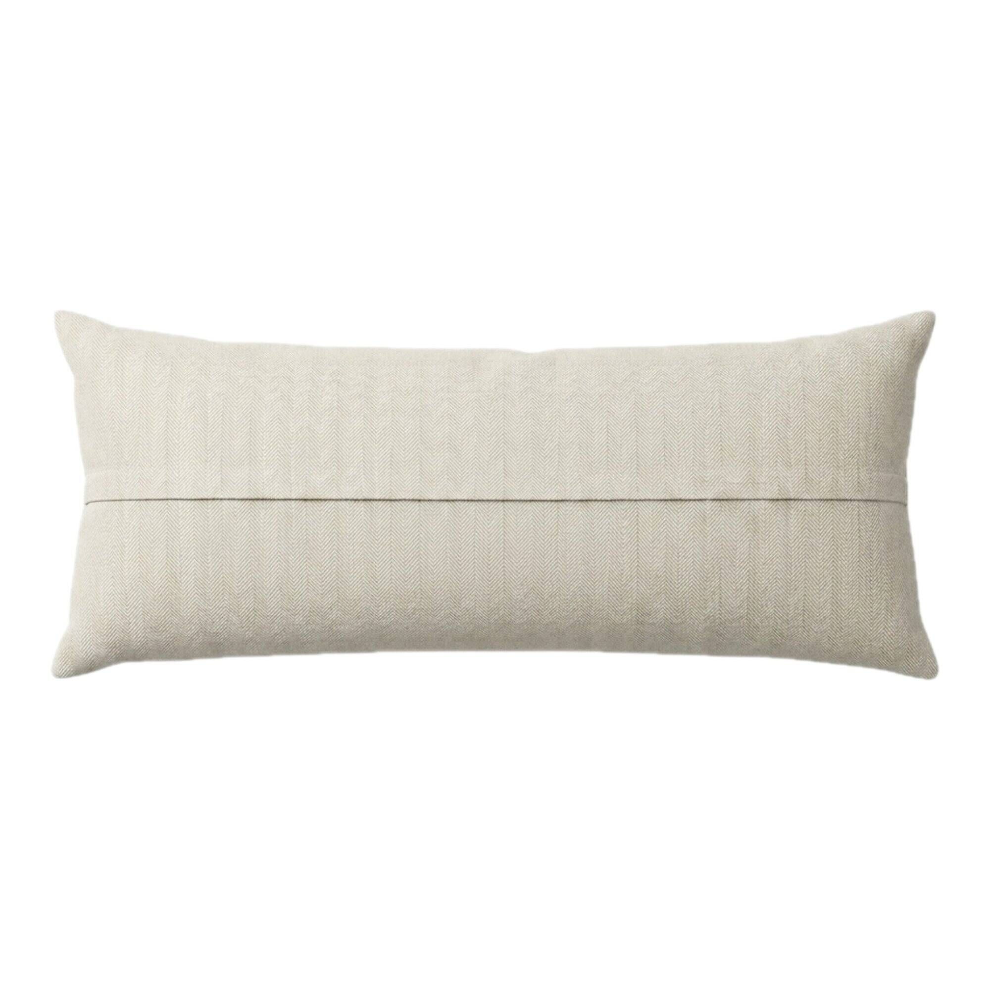 Vintage embroidered cushion cover 46x187 cm