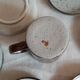 Vintage stoneware coffee mugs