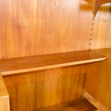 Modular wall system with panels Cado Poul Cadovius teak years 1959