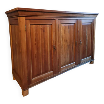 Vintage French pine buffet / Shop counter, 1930s