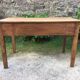 Farm table of the country Brièron (South Brittany) old with 2 drawers in chestnut.
