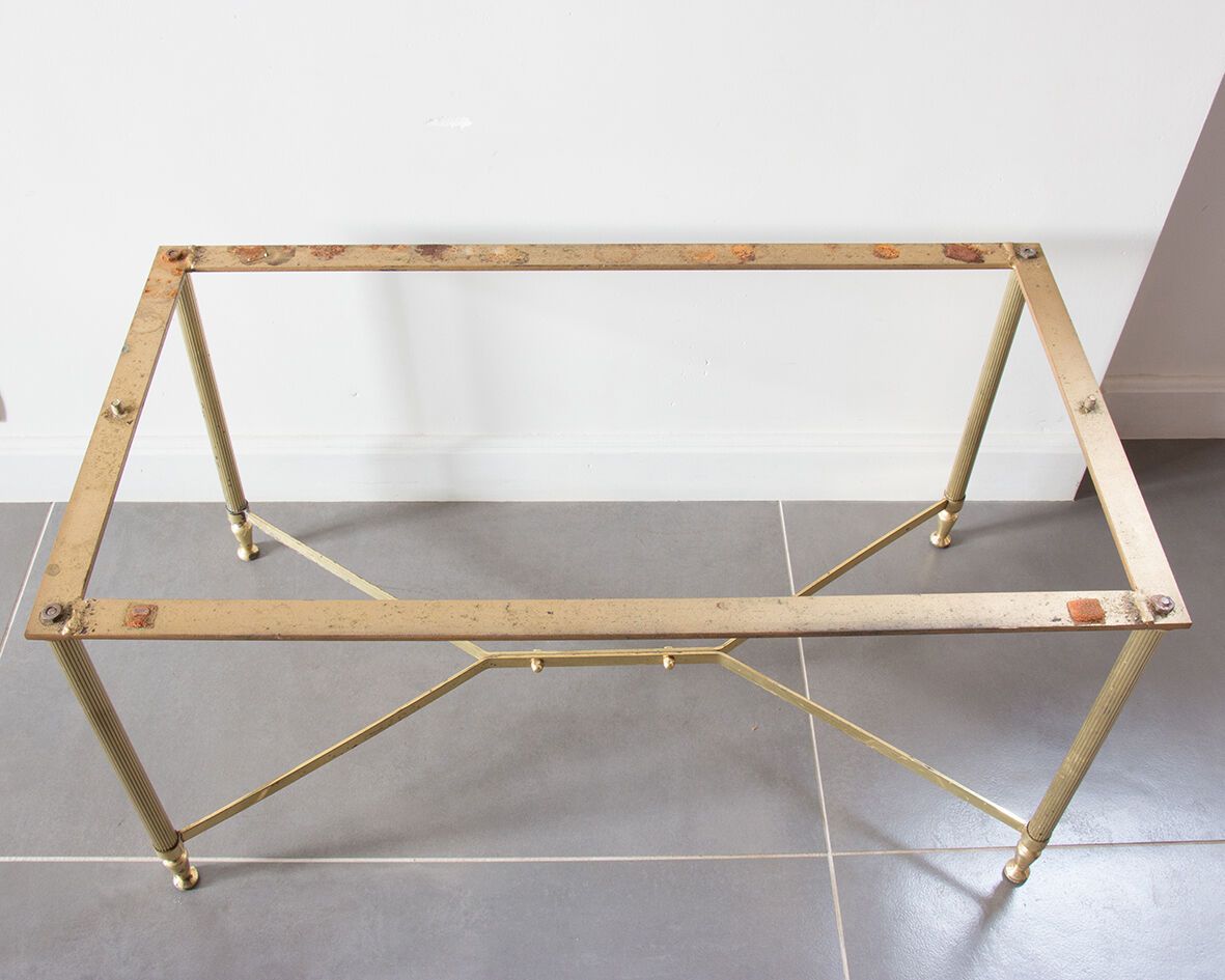 Green marble coffee table